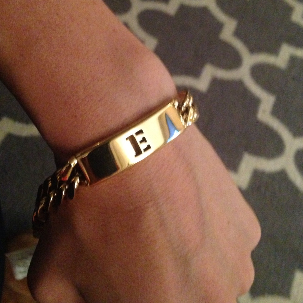 C. Wonder Gold Initial Bracelet